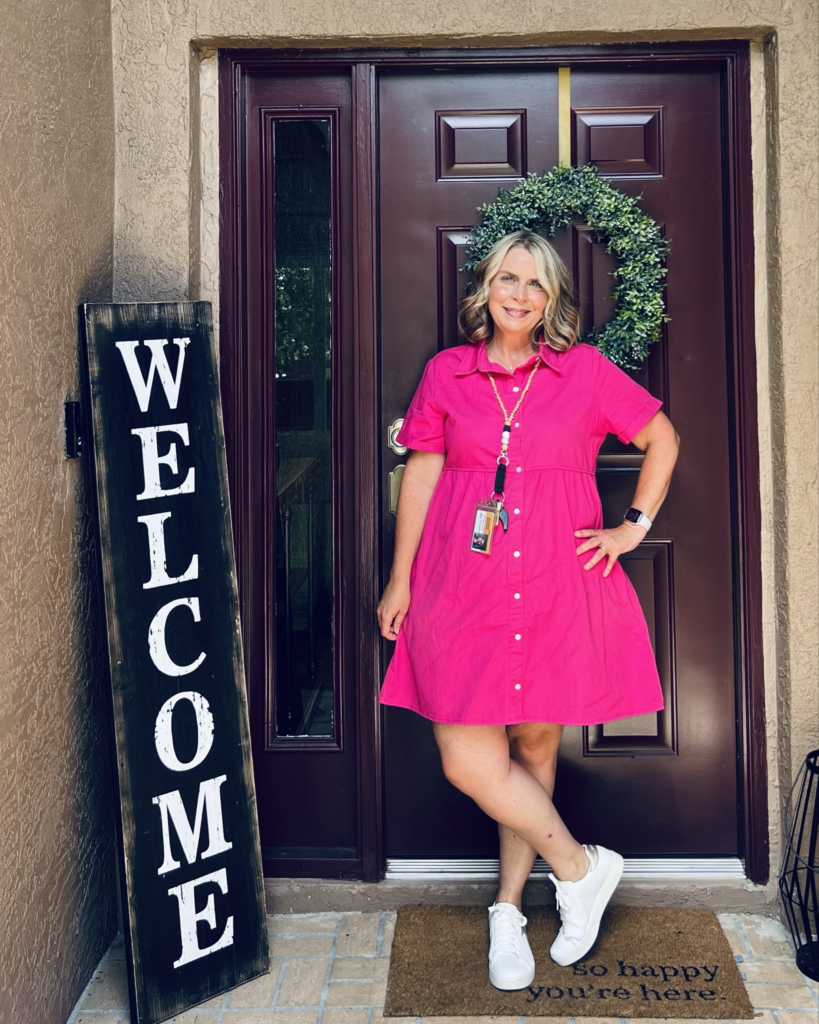 The cutest and most comfy Amazon teacher dress! I love it so much that I own it in 4 colors! 🩷💙💚🖤

#LTKMidsize #LTKBacktoSchool