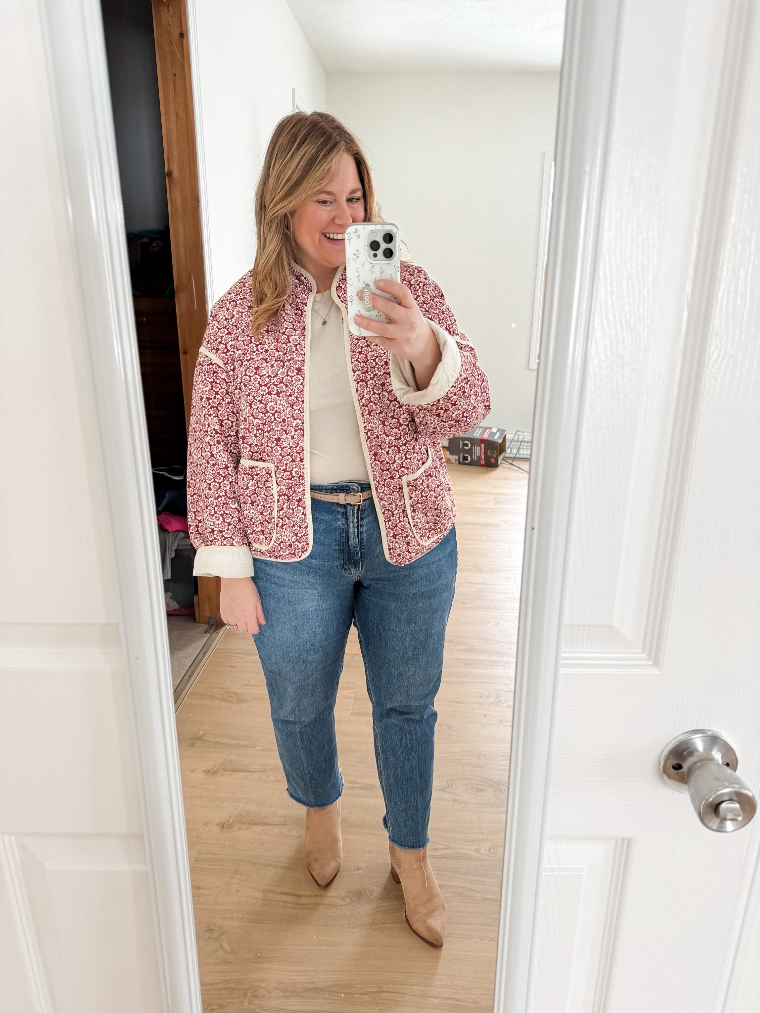 Casual church outfit - XL in jacket and tee and a 33 short in jeans 

#LTKMidsize #LTKPetite #LTKSeasonal