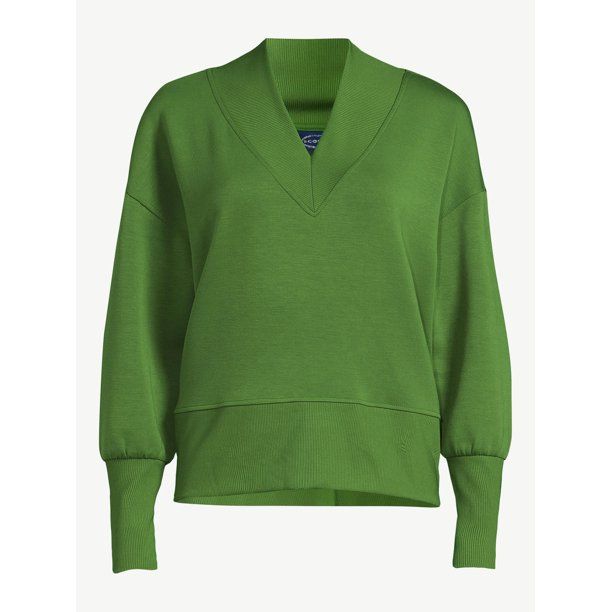 Scoop Women's Scuba Knit Sweatshirt | Walmart (US)