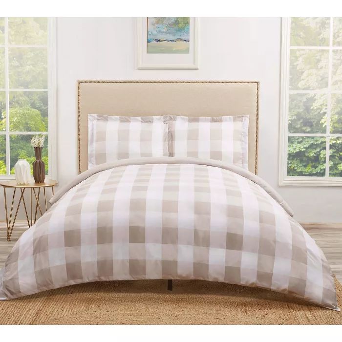 Truly Soft Everyday Buffalo Plaid Duvet Cover Set | Target