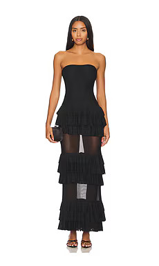 superdown Lorenza Maxi Dress in Black from Revolve.com | Revolve Clothing (Global)