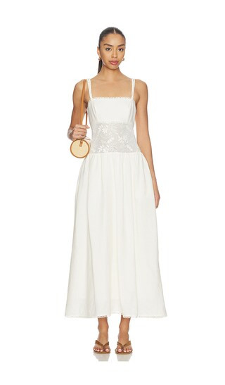 Enza Dress in Cloud Dancer | Revolve Clothing (Global)