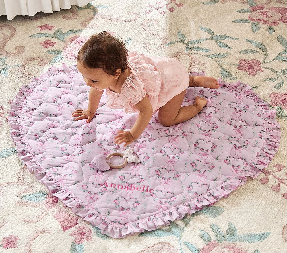 LoveShackFancy Valentine's Day Heart Playmat | Pottery Barn Kids