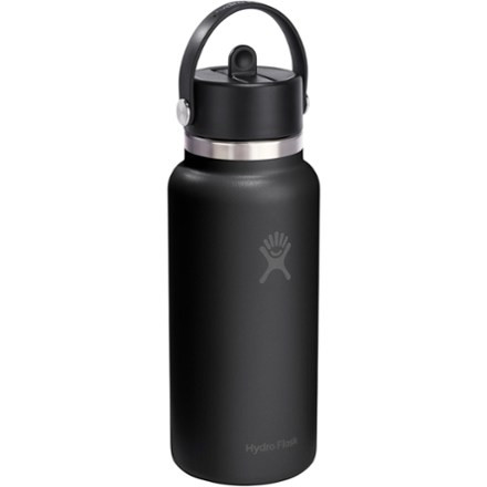 Hydro Flask   Wide-Mouth Vacuum Water Bottle with Flex Straw Cap - 32 fl. oz. | REI