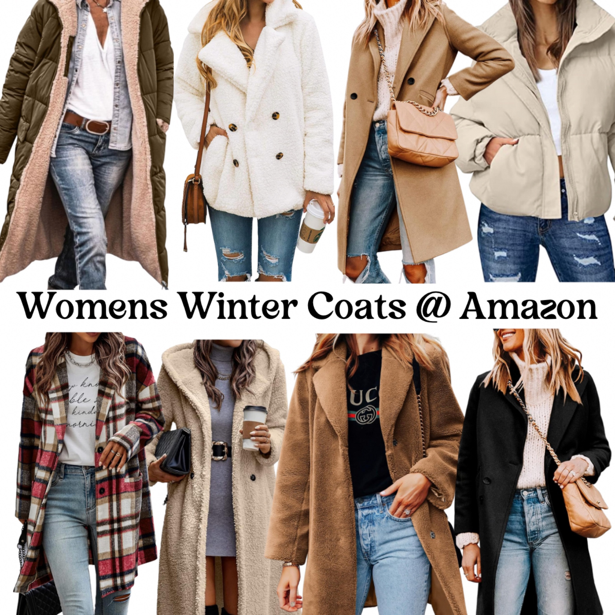 Women’s winter coats @ Amazon!
So many styles under $100! Sherpa, wool, puffer. Solids and plaids! Dress up or down! Amazon #1 best seller and Amazon overall pick 

#LTKSeasonal #LTKstyletip #LTKfindsunder100
