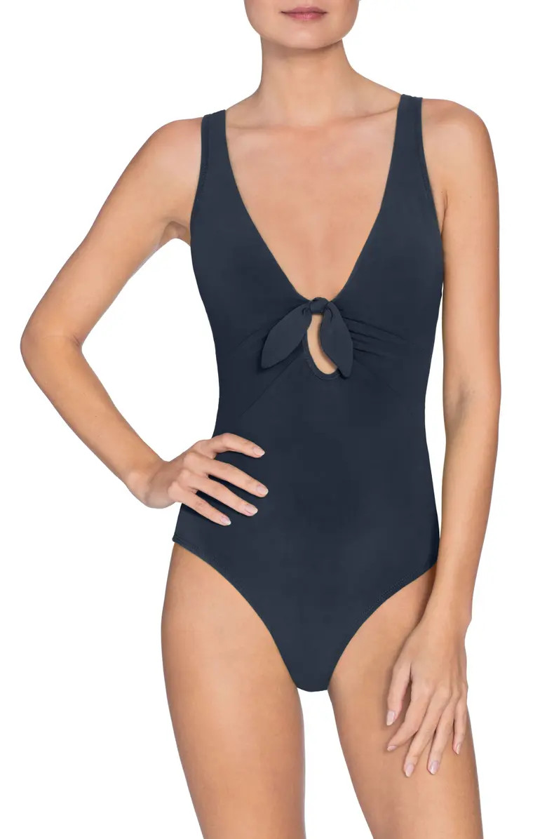 Ava Plunge Underwire One-Piece Swimsuit | Nordstrom