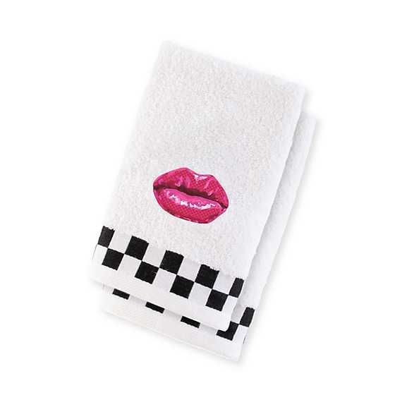 Pucker Up Fingertip Towels - Set of 2 | MacKenzie-Childs