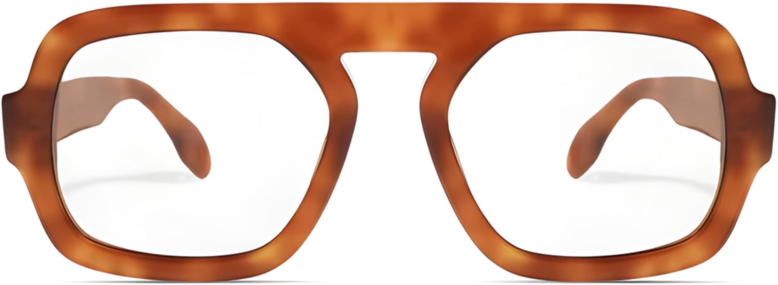 ADE WU Fashion Glasses for Women 70s Vintage Non Prescription Glasses Frames Retro Square Aviator... | Amazon (US)