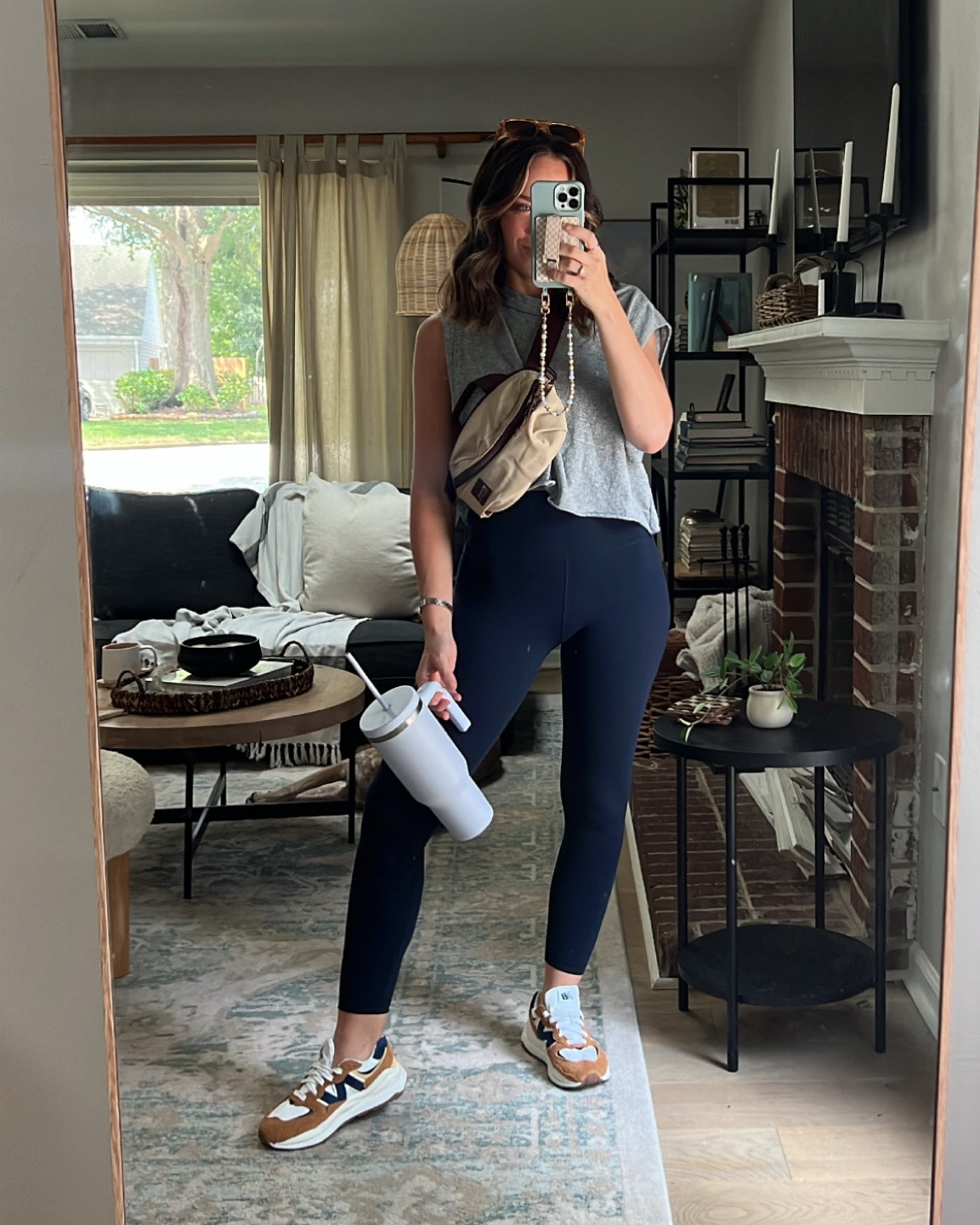 Lululemon lookalike leggings! Swear to you the fit and fabric content are EXACTLY the same.  In size small here but def also love XS on me! They are TTS!#LTKunder50

#LTKfitness #LTKstyletip