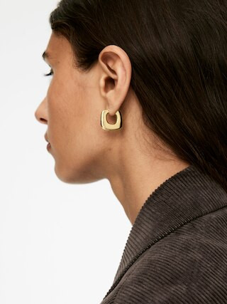 Gold-Plated Mini Hoop Earrings | Arket UK