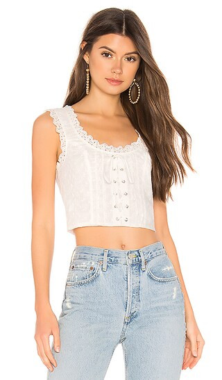 Rumor Lace Up Top
                    
                    superdown | Revolve Clothing (Global)