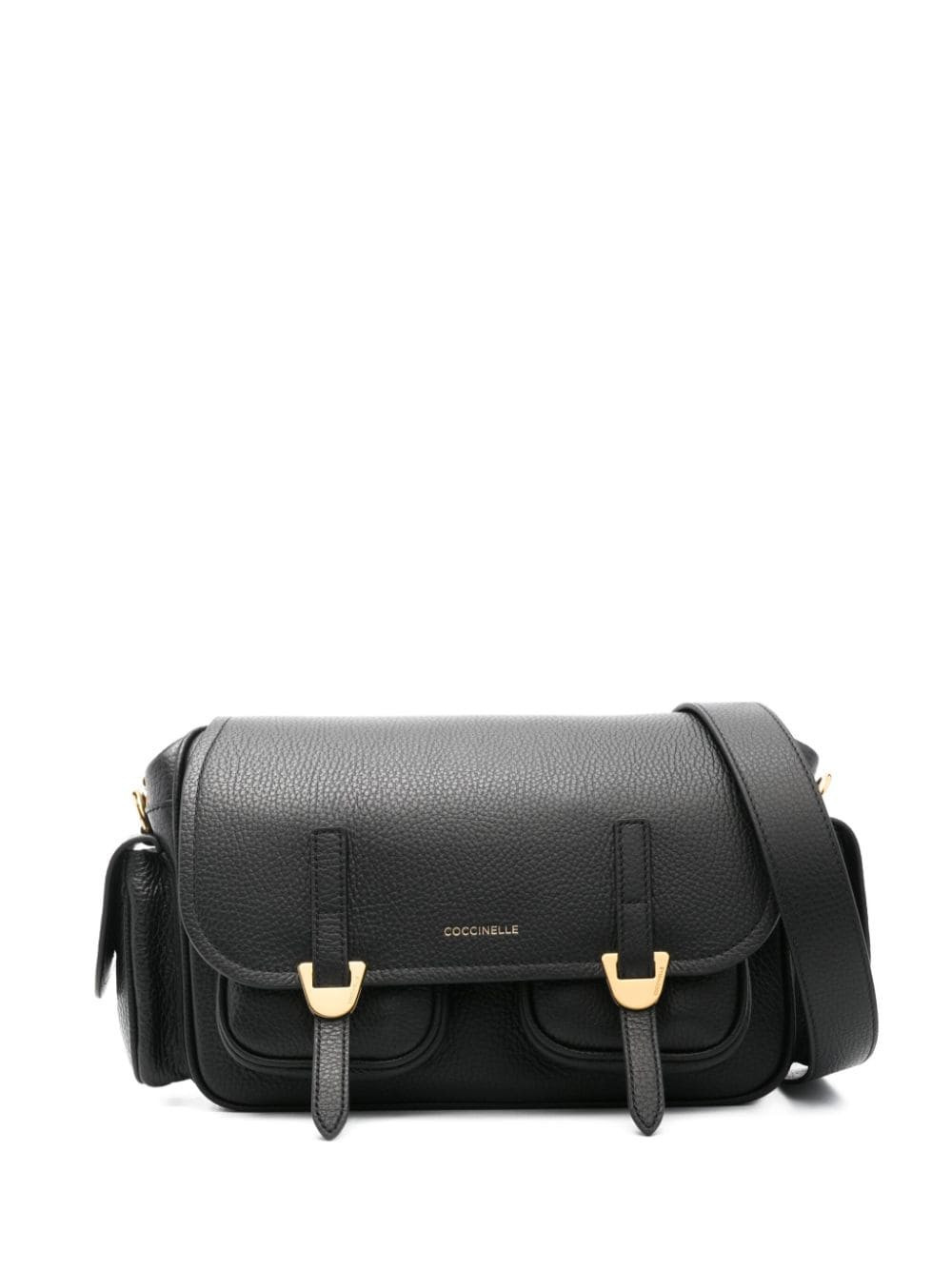 Coccinelle Women's Leather Bag With Buckle in Black | Size UNI | E1RFF150101 Color 001 | LOZURI