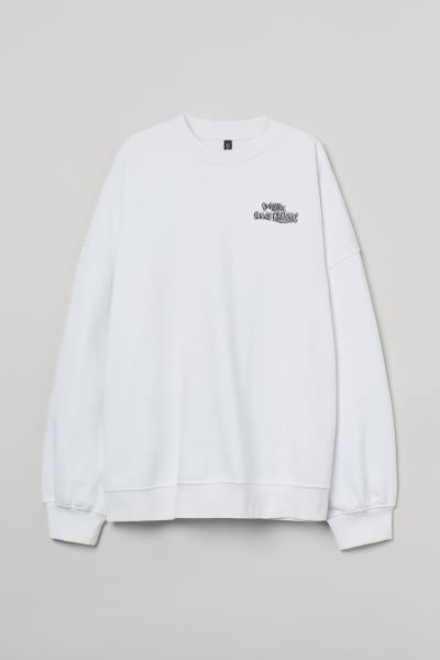 Oversized Printed Sweatshirt | H&M (US + CA)