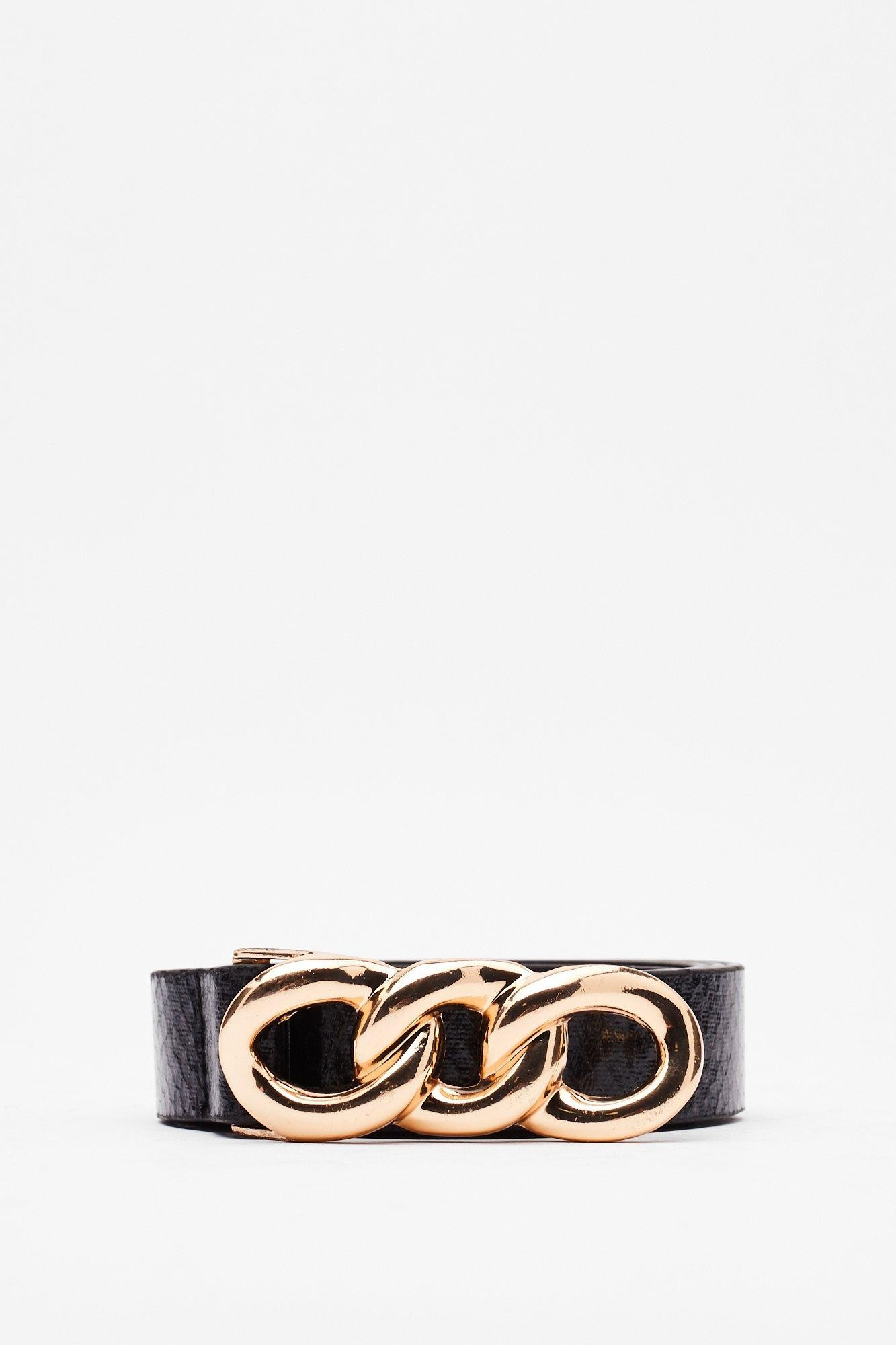 Stay in Your Chain Faux Leather Belt | NastyGal (US & CA)