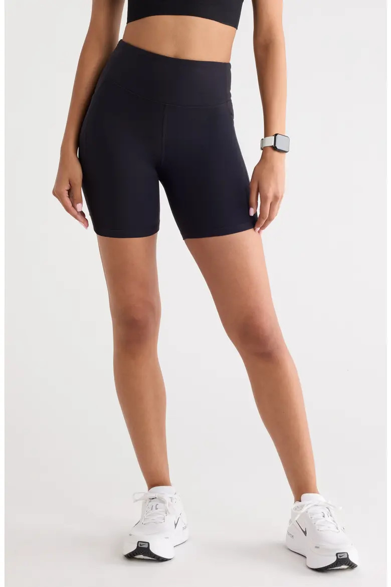 Studio Luxe Pocket Bike Shorts (Women) | Nordstrom | Nordstrom