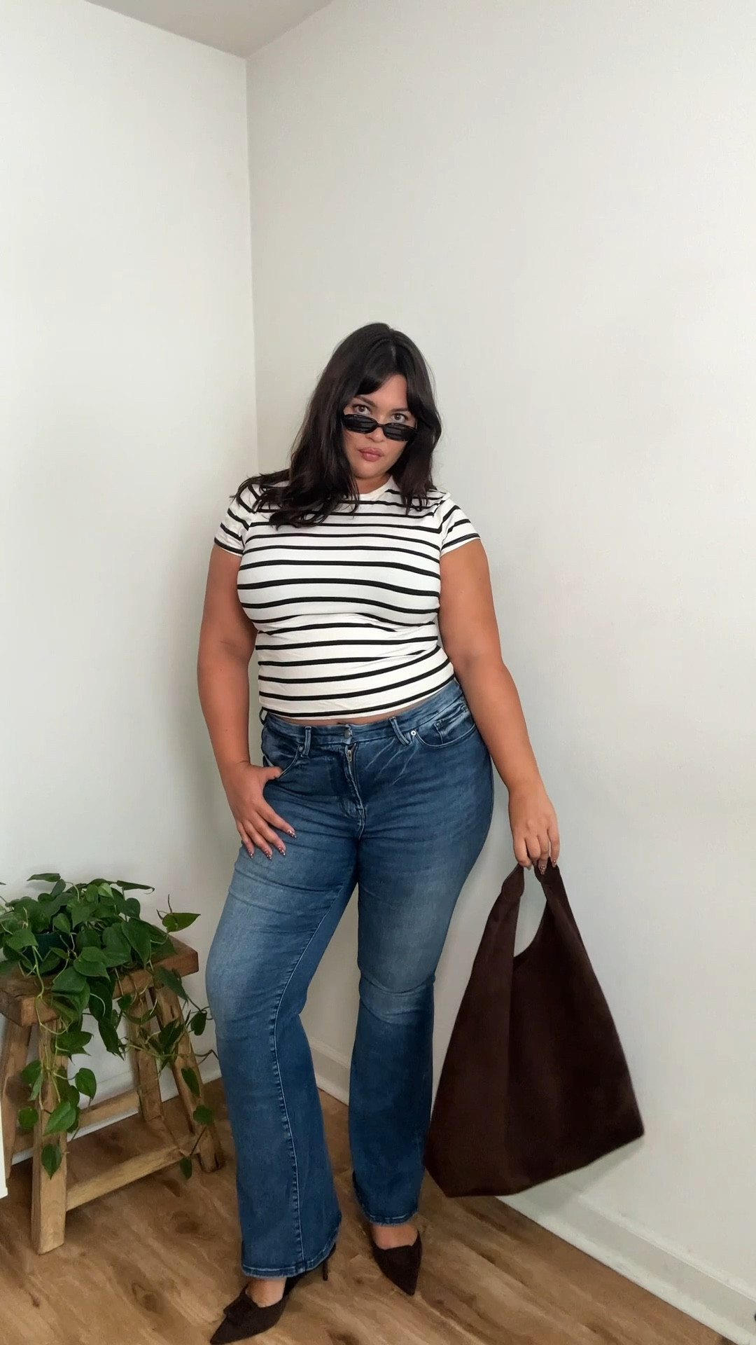 good american one size fits four always fits denim! ✨👖

#LTKMidsize #LTKTall #LTKPlusSize