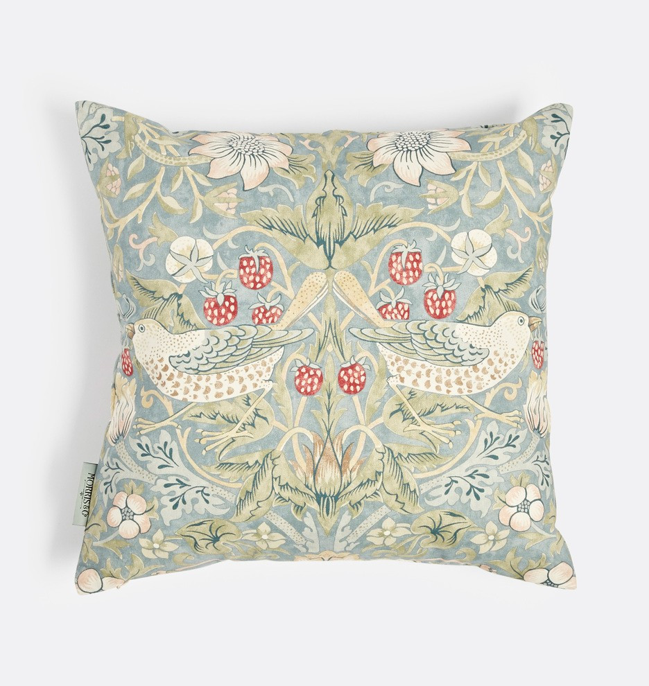 William Morris Strawberry Thief Pillow Cover | Rejuvenation