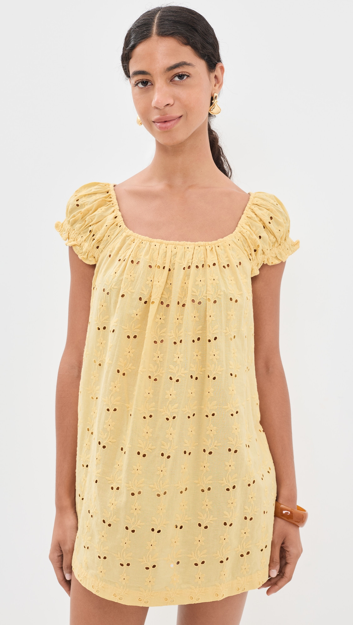 La Maregold Ophelia Mini Dress Dandelion Yellow L | Shopbop