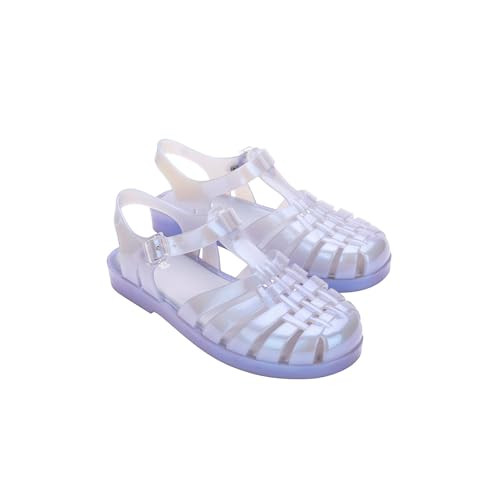 Melissa Possession Jelly Sandals for Women - The Original Jelly Shoes, Fisherman's Sandals with Adjustable Strap and Side Buckle, Pearly Blue, 5 | Amazon (US)