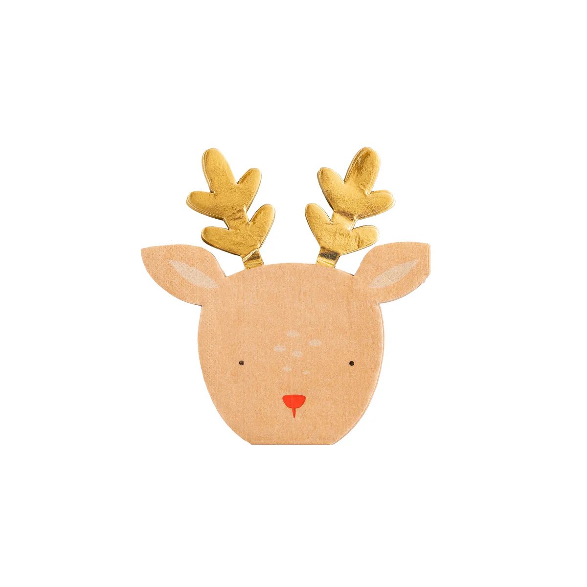 Dear Rudolph Reindeer Shaped Guest Napkin | My Mind's Eye