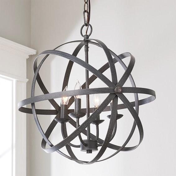 Orbit Globe Chandelier - 4 Light | Shades of Light