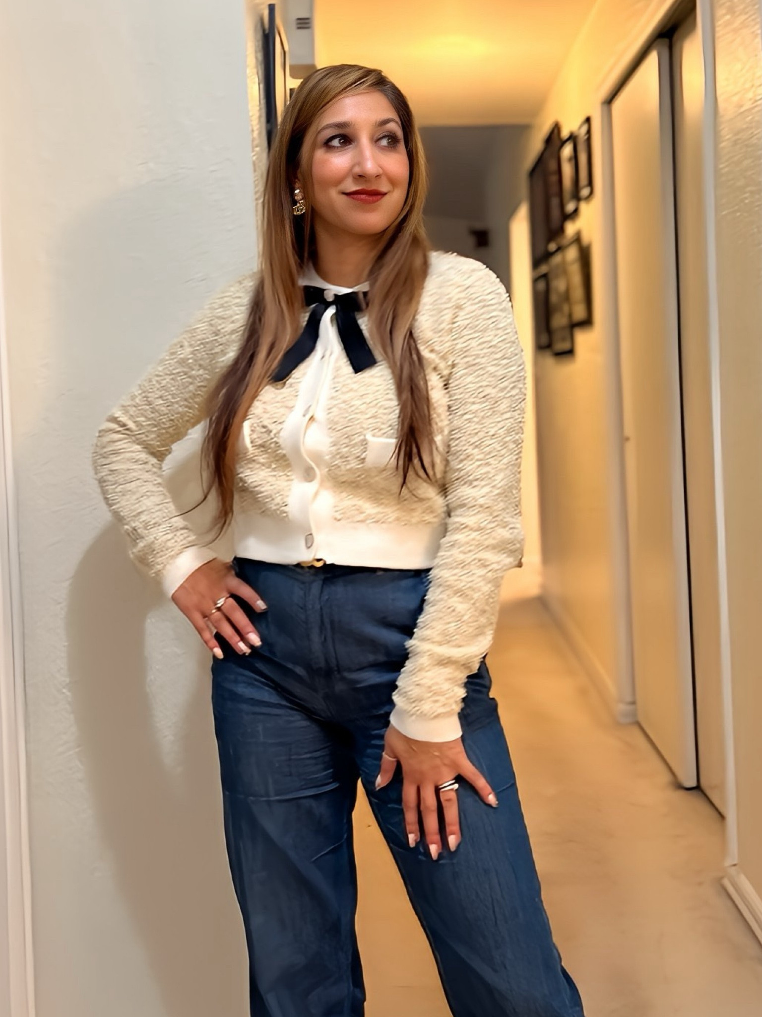 Amazon bow cardigan 

#LTKOver40 #LTKStyleTip #LTKHoliday