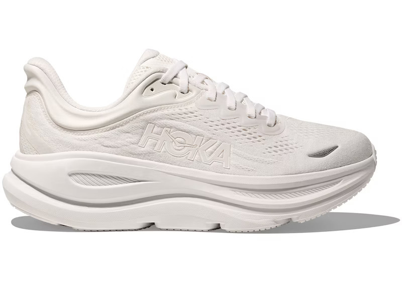 Men's Hoka One One Bondi 9 Sneakers in White | StockX