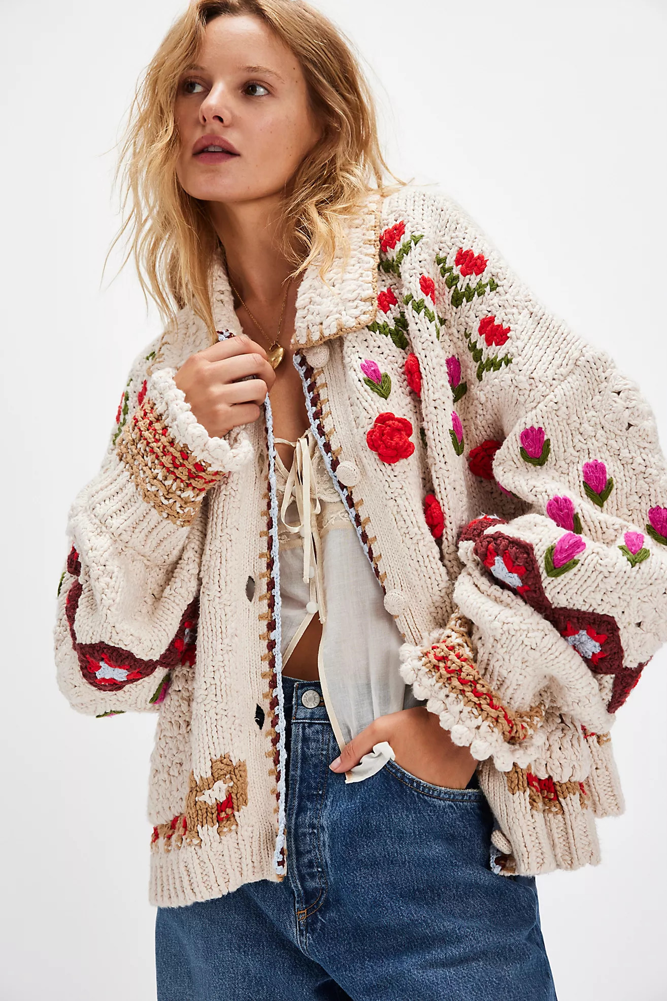 Rosebud Cardi | Free People (Global - UK&FR Excluded)