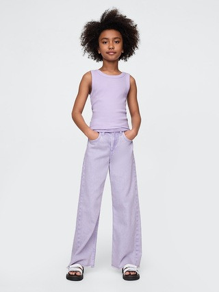 Kids UltraSoft Low Rise Stride Wide-Leg Jeans | Gap | Gap (US)