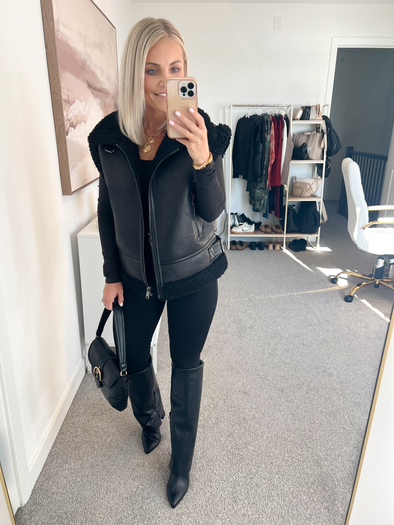 Walmart Date Night Outfit🖤
I always love a good all black outfit for date nights or going out in the fall and winter and what I love even better is when it’s affordable! How cute is this look from Walmart and it looks so much more expensive than it is!!


Walmart fashion finds, Walmart style, Walmart outfit, date night outfit, fall outfit, date night look, boots, jeans, vest

#LTKSeasonal #LTKMidsize #LTKStyleTip