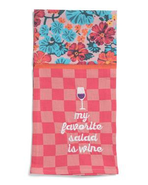 Linen Blend Favorite Salad Dish Towel | TJ Maxx