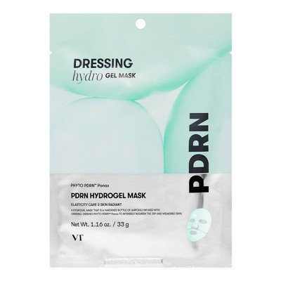 VT Cosmetics PDRN Hydrogel Face Mask - 1.16oz: Deep Hydration, Firming, Wrinkle Reduction, Vegan | Target