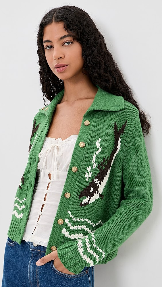 THE GREAT. The Bass Cardigan | Shopbop | Shopbop