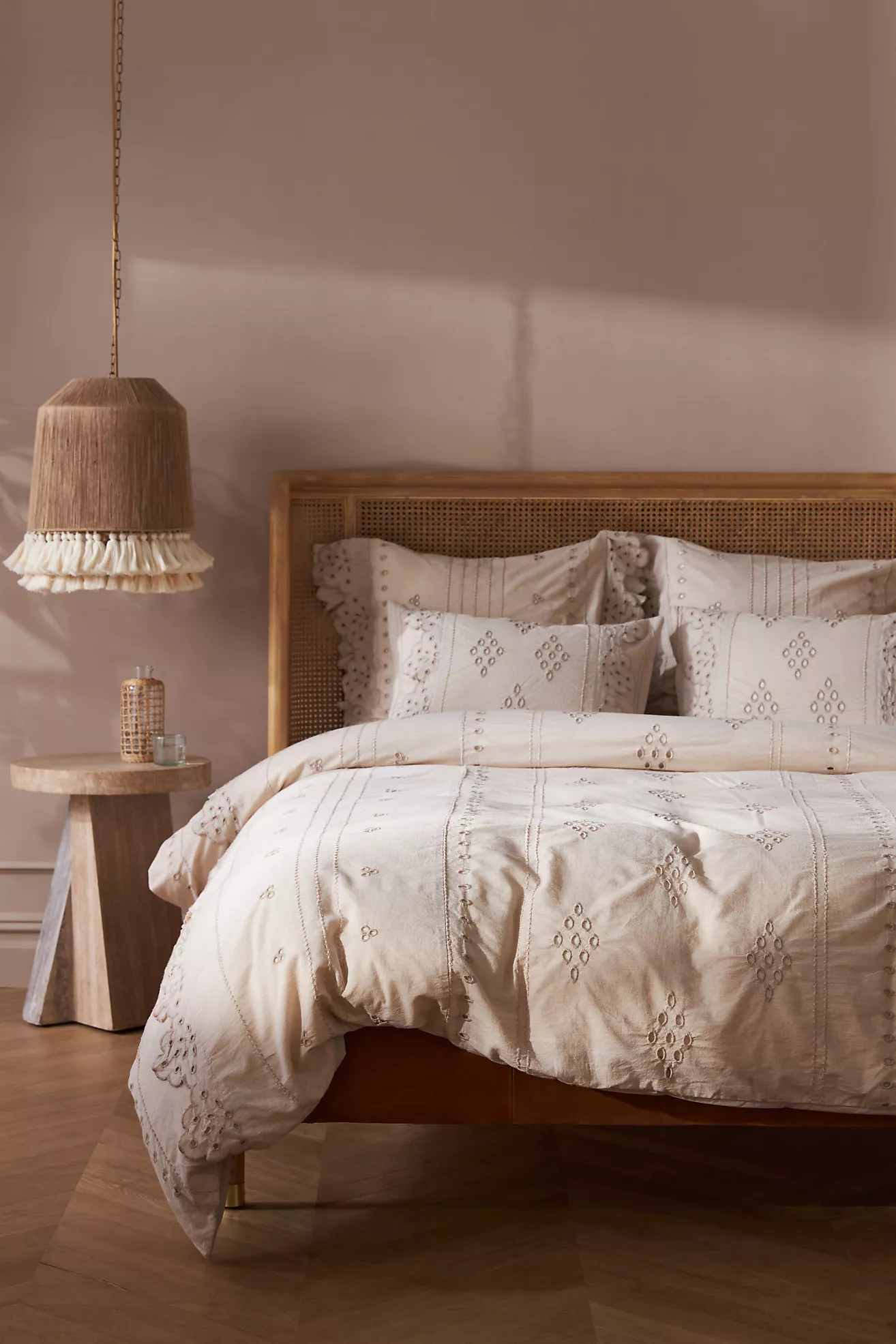 Embroidered Freja Duvet Cover | Anthropologie (US)