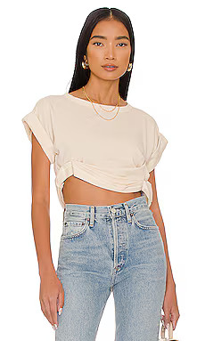 The Line by K Joseph T-Shrit in Vanilla from Revolve.com | Revolve Clothing (Global)