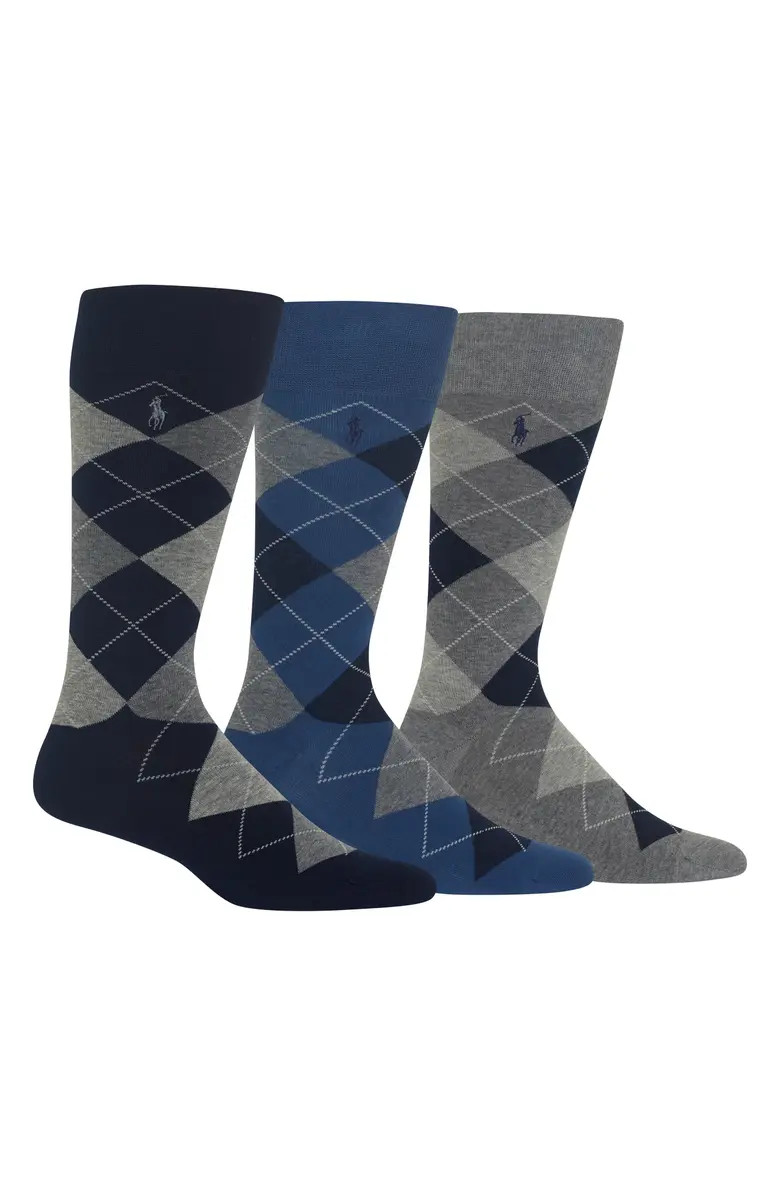 3-Pack Argyle Socks | Nordstrom