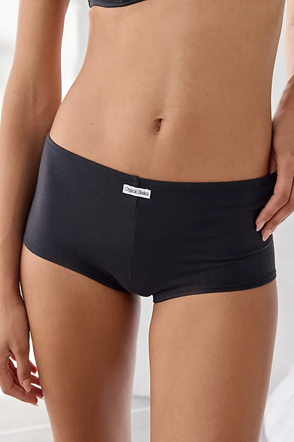 Organic Basics Core Icon Brazilian Briefs in Black, Women's at Urban Outfitters | Urban Outfitters (US and RoW)