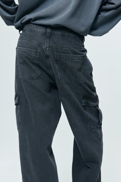 Denim cargo trousers | H&M (US + CA)