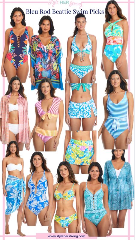 My favorite bikinis, swimsuits, coverups, kaftans, sarongs from Bleu Rod Beattie

#LTKSaleAlert #LTKTravel #LTKSwim