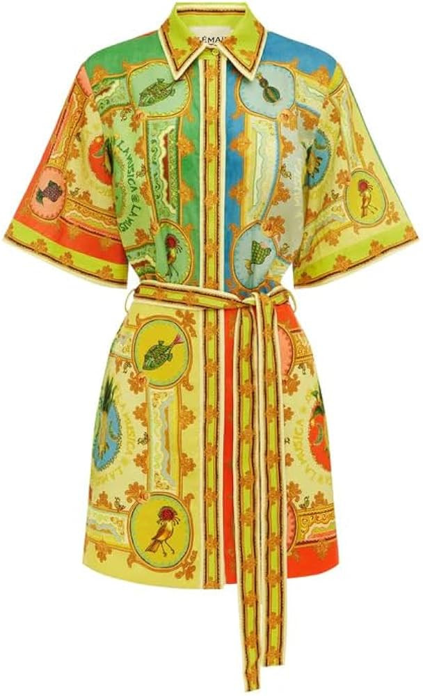 Floral Y2k Graffiti Graphic Mini Sundress for Women- Cute Colorful Short Sleeve Shirt Dress with ... | Amazon (US)