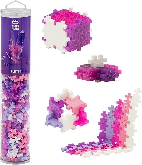 PLUS PLUS 240 Piece Interlocking Building Blocks for Kids, Open Ended Connecting Toys, STEM Bin C... | Amazon (US)