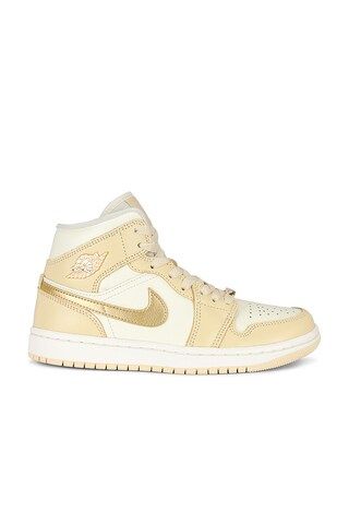 Jordan Air Jordan 1 Mid Se Sneaker in Pale Vanilla, Metallic Gold, & Coconut Milk from Revolve.co... | Revolve Clothing (Global)
