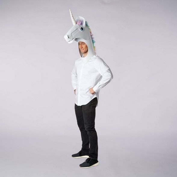 Adult Unicorn Mascot Head Halloween Costume Mask - Hyde & EEK! Boutique™ | Target