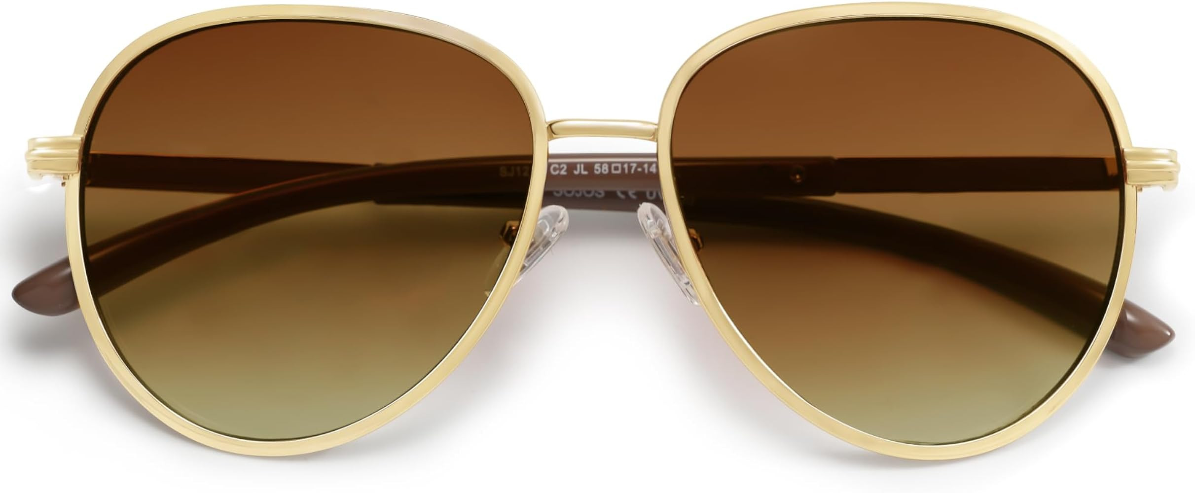 SOJOS Retro Trendy Aviator Sunglasses Women Men 90s Vintage Glasses Stylish Sunglasses SJ1216 | Amazon (US)