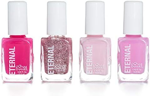 Eternal 4 Nail Polish Collection Pinky Promise – 4 Pieces Set: Long Lasting, Quick Dry Lacquer | Amazon (US)