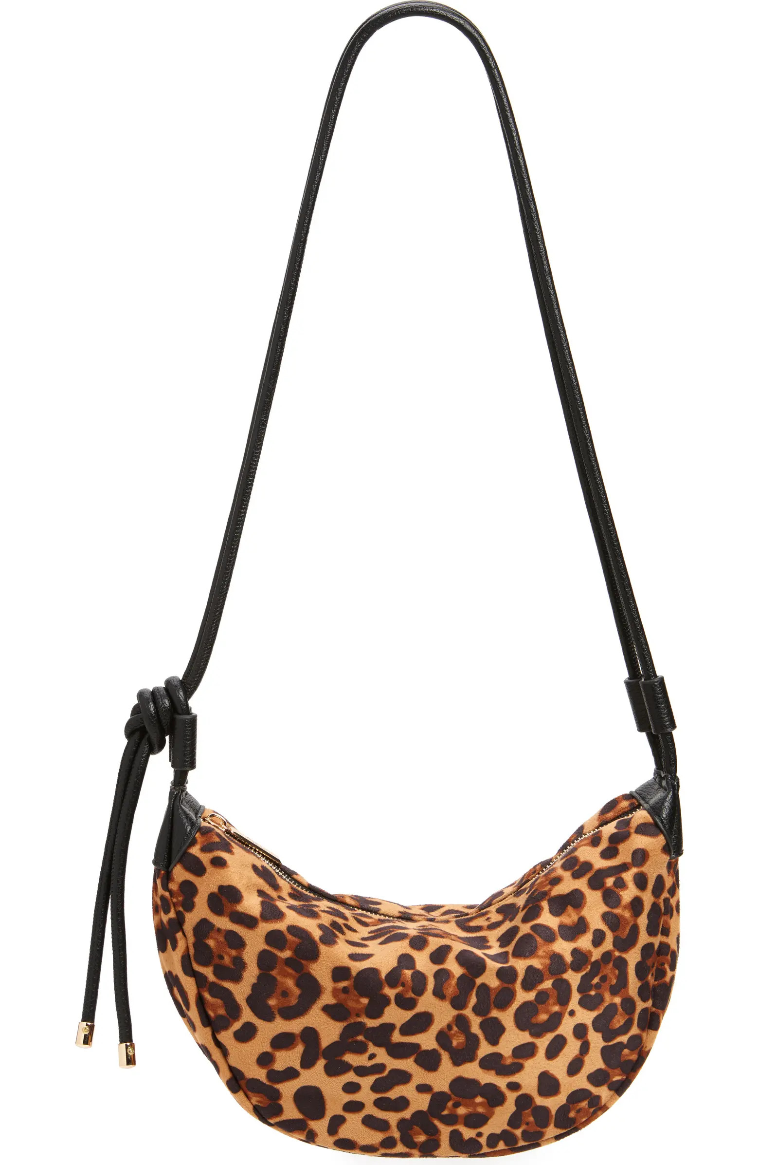 Aria Leopard Recycled Vegan Leather Crossbody Bag | Nordstrom