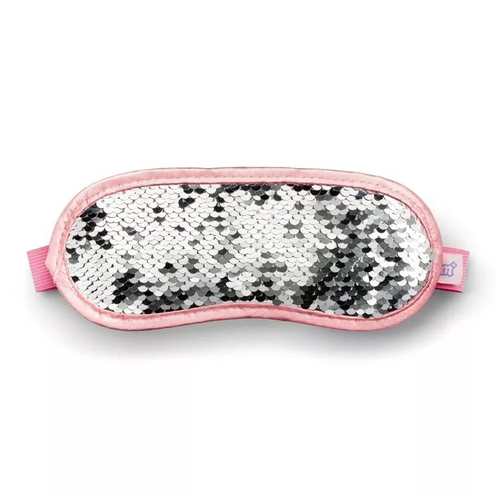 Sleep Mask with Sequins - More Than Magic™ Pink/Silver | Target