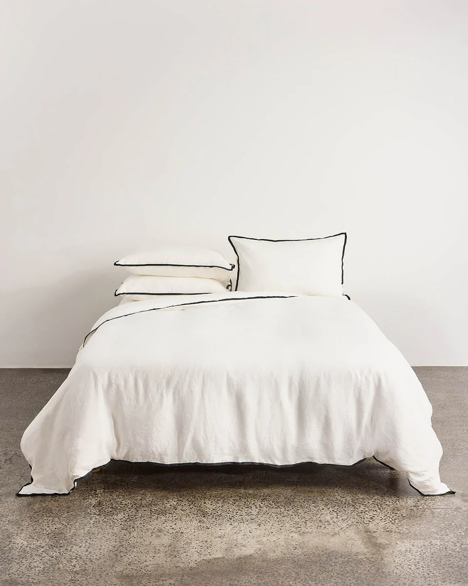 Linen Quilt Cover - Meringue | Hommey AU