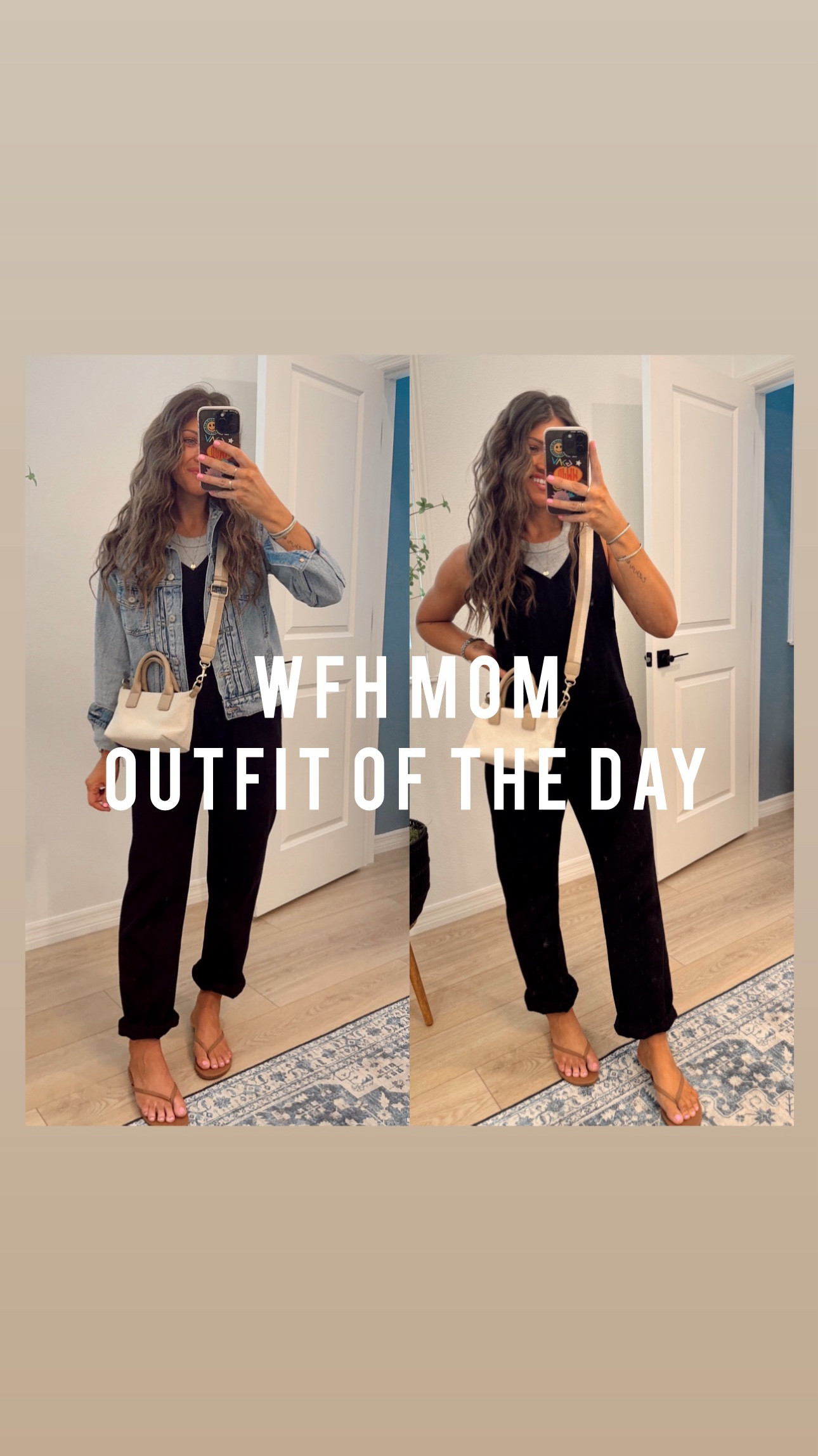 mom outfit of the day 🫶🏻 I LOVE these Amazon overalls — so similar to my FP pair.. for way less! I’m wearing my true S. They do run very relaxed if you’re in between sizes. #momoutfits #outfitideasforyou #springtransition #springoutfitideas #springoutfits #whattowear #springstyle #overalls #wfh #momootd #wfhstyle 