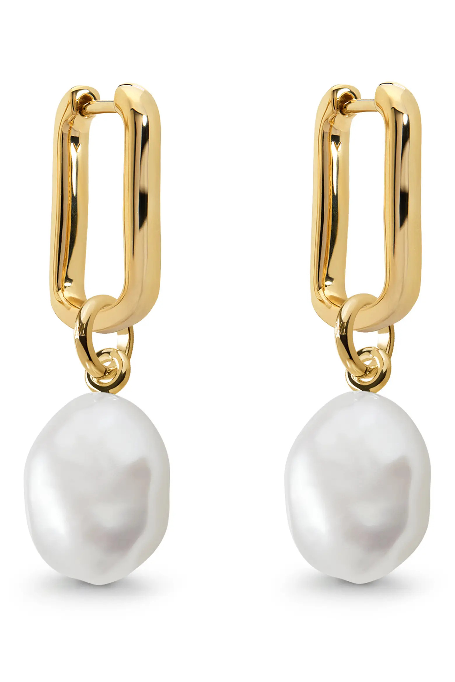 Mini Alta Freshwater Pearl Huggie Hoop Drop Earrings (Online Trunk Show) (Women) | Nordstrom | Nordstrom